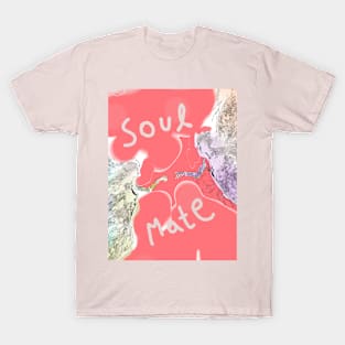 Cosmic Connection: Souls Entwined in the Vastness T-Shirt